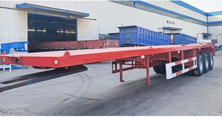 Triple Axle Flatbed Semi Trailer will be Sent to Guam
