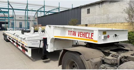 3 Axle Low Bed Trailer Truck will be Sent to Guam