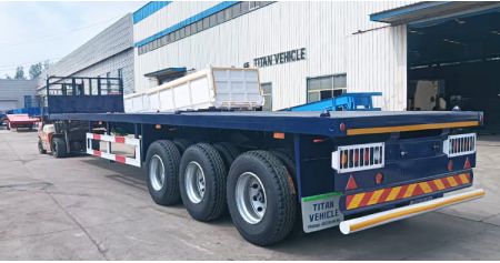 Tri Axle Flat Bed Trailers will be Sent to Guam