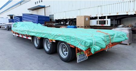 3 Axle Lowbed Trailer will be Sent to Guam