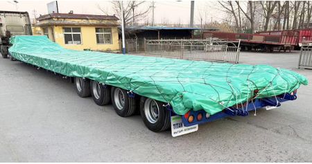 4 Axle Truck Trailer Low Bed will be Sent to Guam