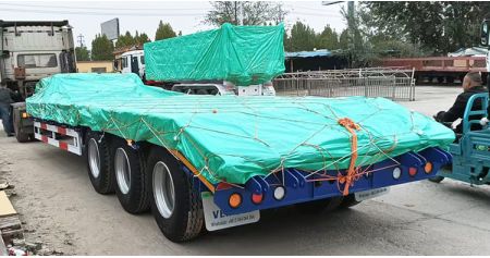 3 Axle Low Bed Trailer Truck will be Sent to Guam