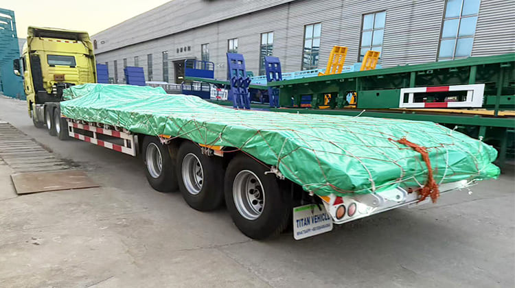 3 Axle Low Bed Trailer Truck for Sale in Guam