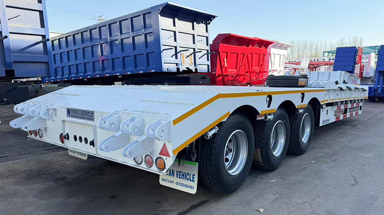 3 Axle Low Bed Trailer Truck for Sale in Guam
