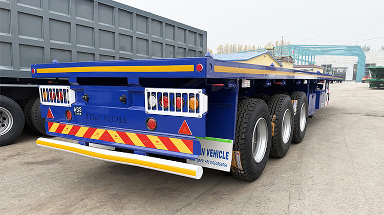 Tri Axle Semi Truck Flatbed Trailer for Sale in Guam