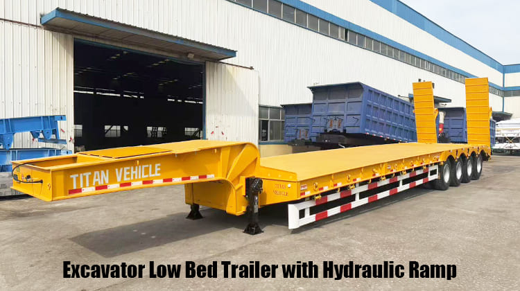 Excavator Low Bed Trailer for Sale in Guam