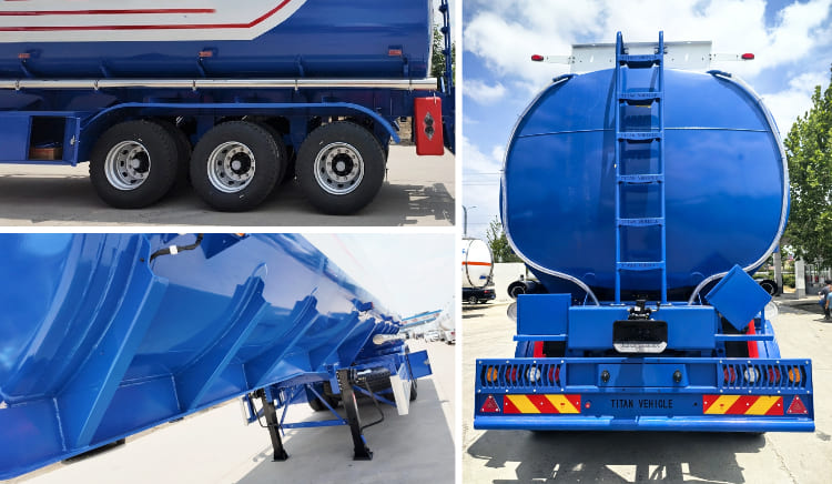 45000 Liters Diesel Petrol Tanker Trailer for Sale in Guam