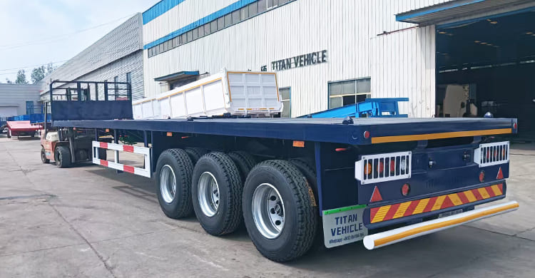 Tri Axle Flat Bed Trailers for Sale in Guam