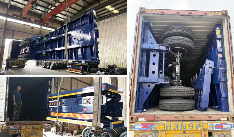 Tri Axle Flat Bed Trailers for Sale in Guam