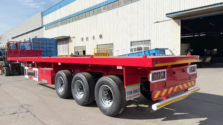 Three Axle Flat Deck Trailer for Sale in Guam