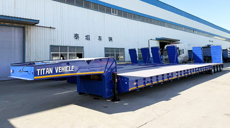 4 Axle Truck Trailer Low Bed for Sale in Guam
