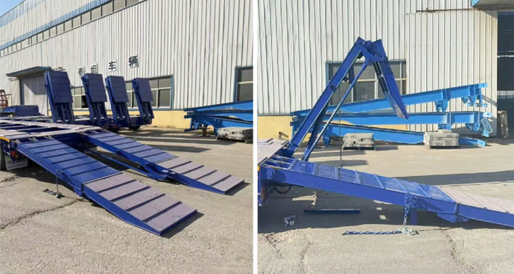 4 Axle Truck Trailer Low Bed for Sale in Guam
