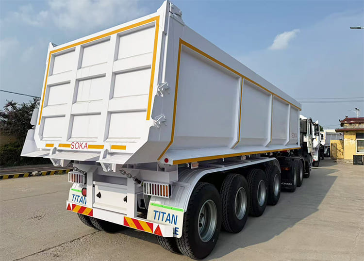 4 Axle End Dumper Trailer for Sale in Guam