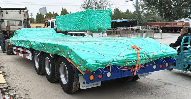 3 Axle Low Bed Trailer Truck for Sale in Guam