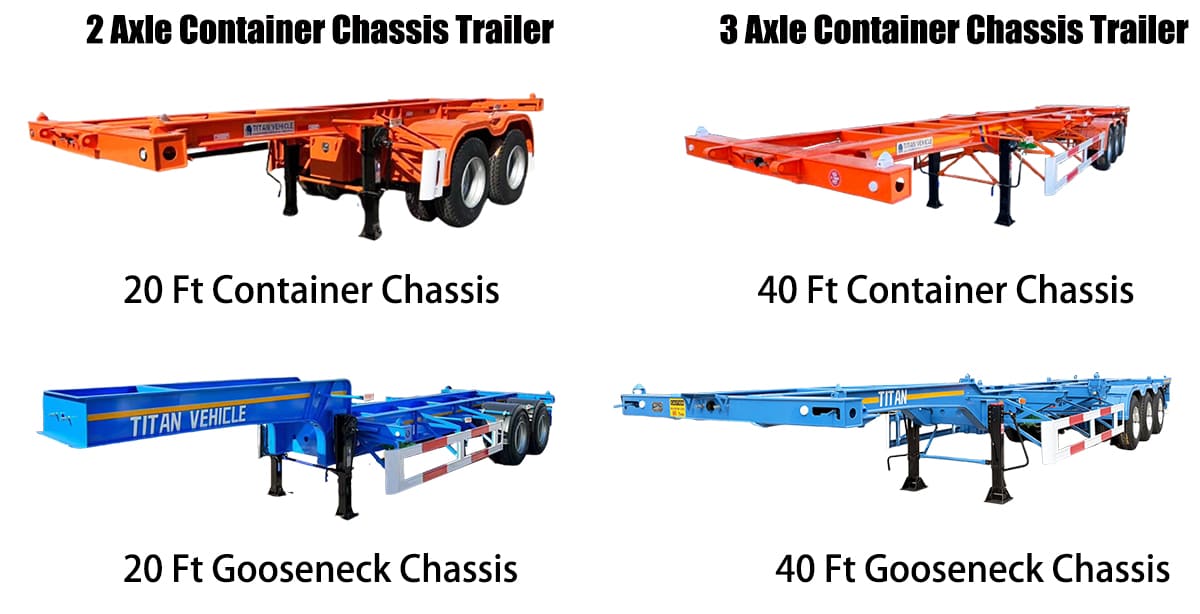 Shipping Container Chassis Trailer | Container Chassis for Sale in Guam