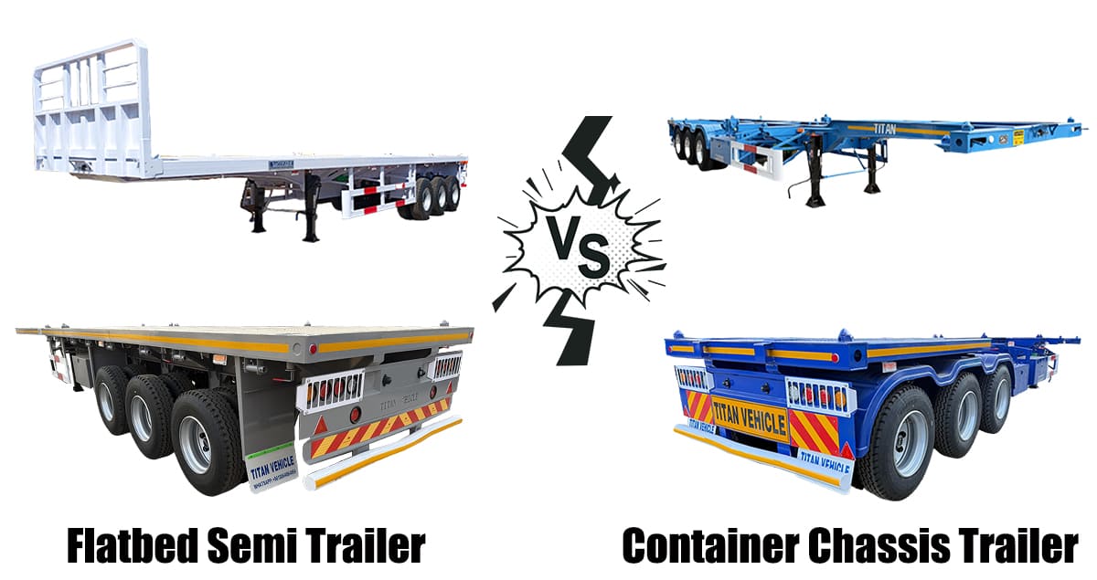 Shipping Container Chassis Trailer  Container Chassis for Sale in Guam