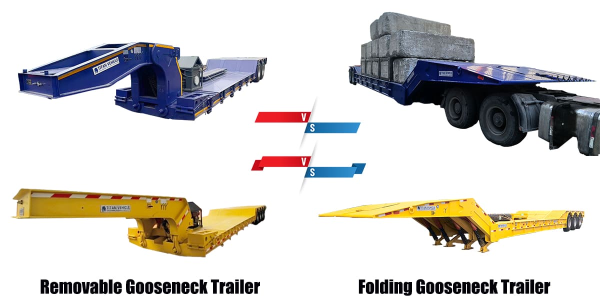 Removable Gooseneck Trailer  Lowboy Gooseneck Trailer for Sale in Guam
