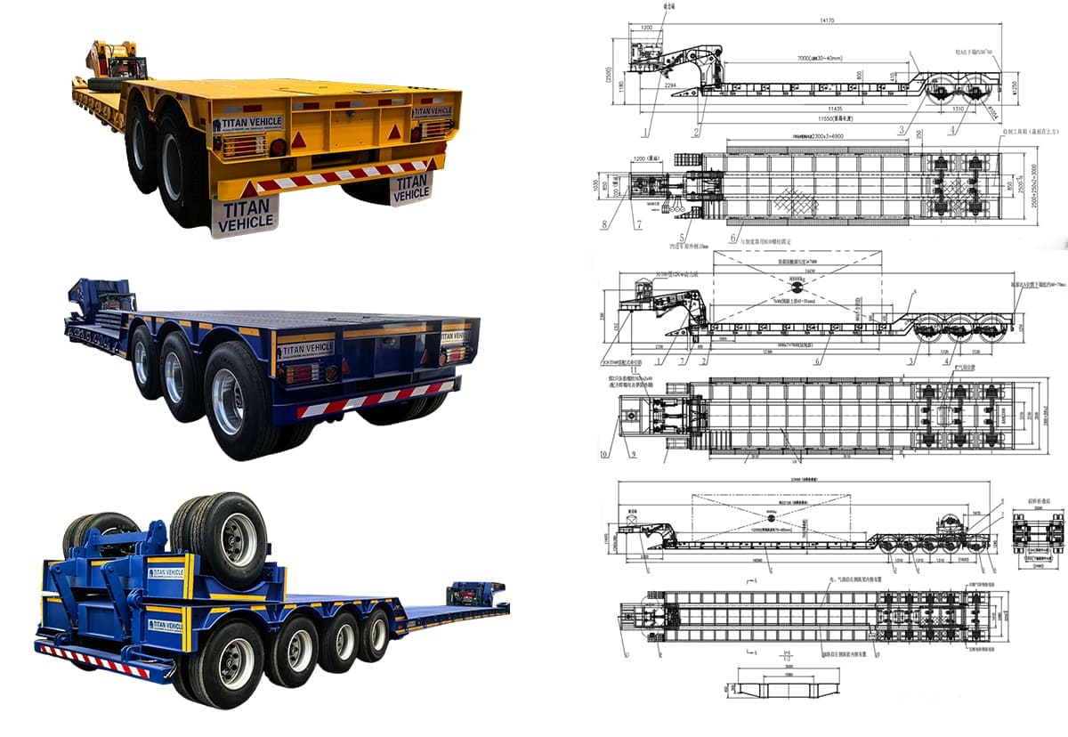 Removable Gooseneck Trailer  Lowboy Gooseneck Trailer for Sale in Guam Removable Gooseneck Trailer  Lowboy Gooseneck Trailer for Sale in Guam Removable Gooseneck Trailer | Lowboy Gooseneck Trailer for Sale in Guam