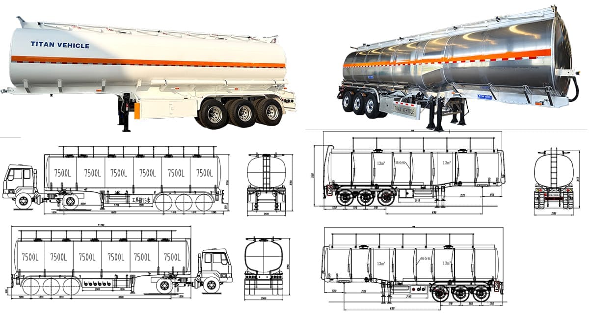 Fuel Tanker Trailer for Sale in Guam  