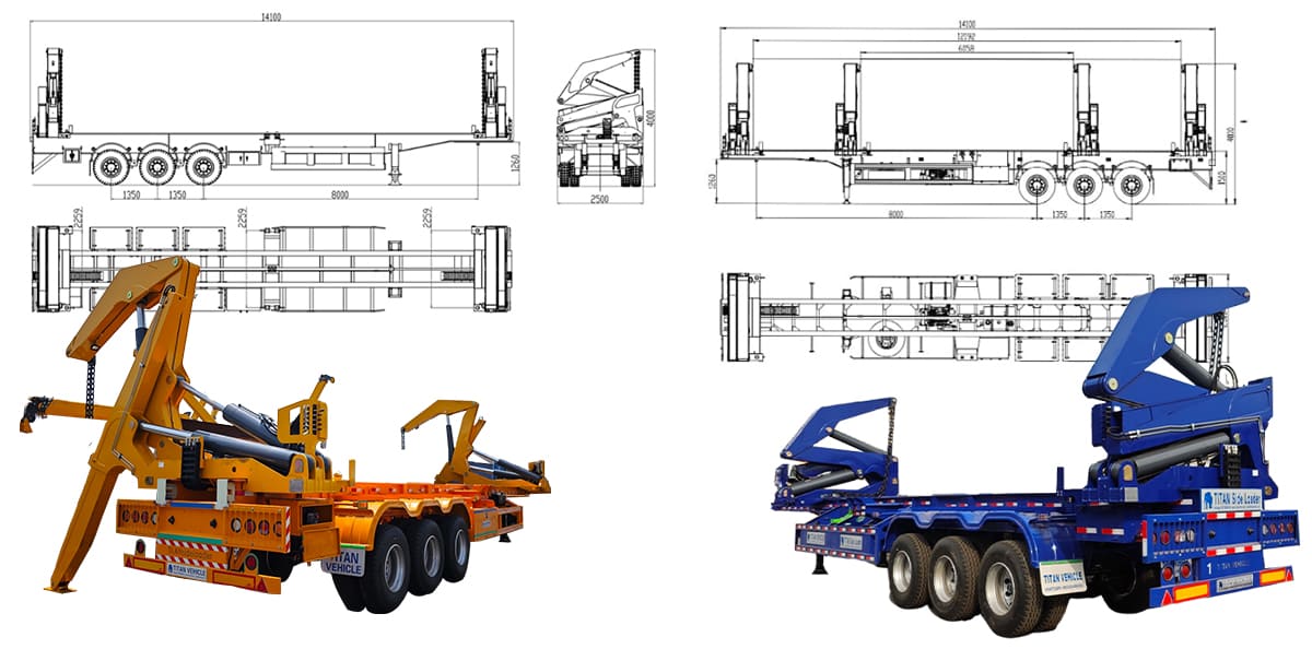 Container Side Loader Trailer for Sale in Guam