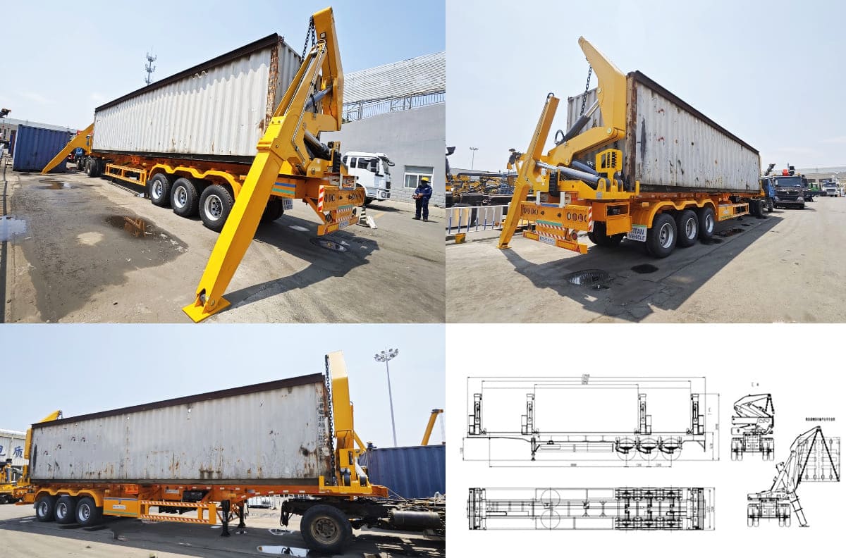 Container Side Loader Trailer for Sale in Guam