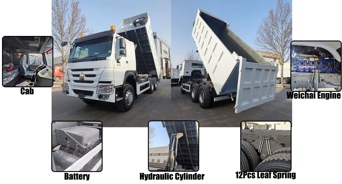 Howo Dump Truck Price | Sinotruk Howo Dump Trucks for Sale in Guam