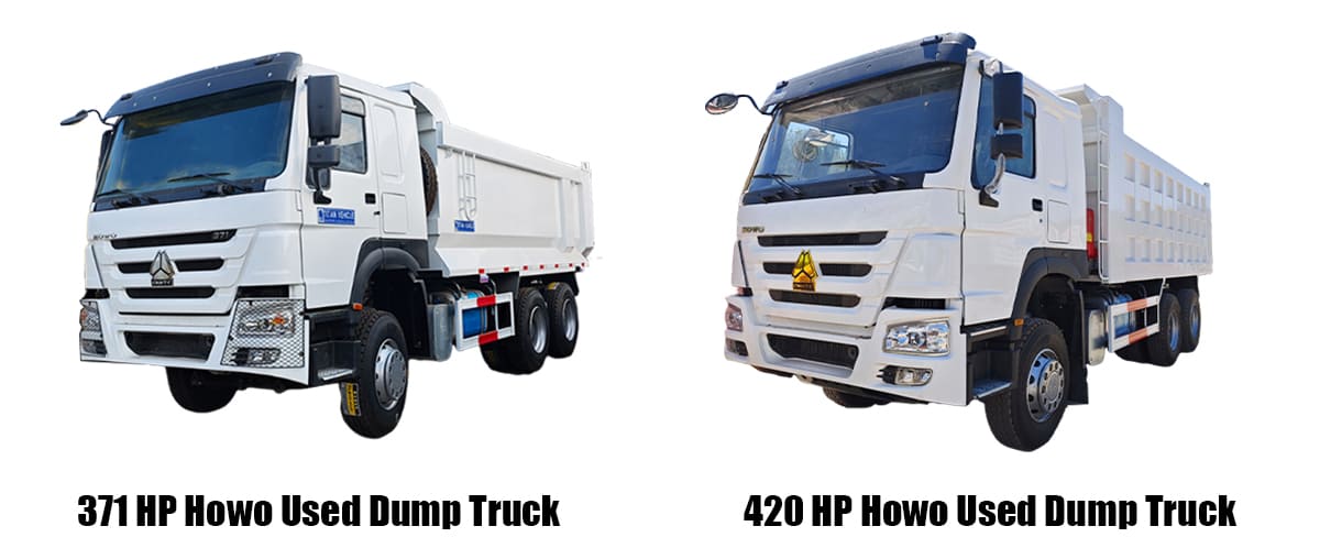Sinotruk Howo Used Dump Trucks for Sale in Guam