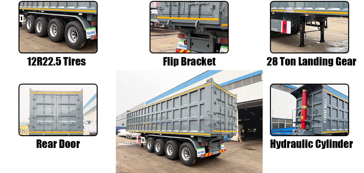 End Dump Trailer for Sale in Guam