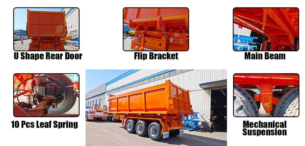 End Dump Trailer for Sale in Guam