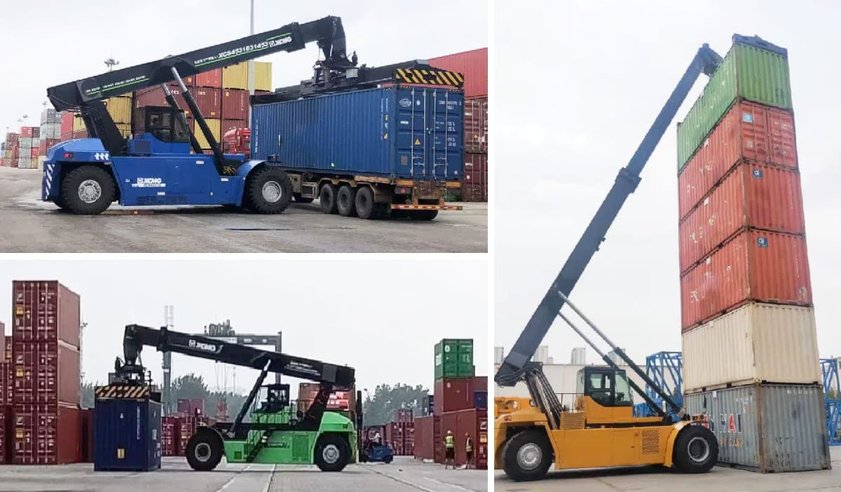 Container Reach Stacker Machine for Sale in Brazil