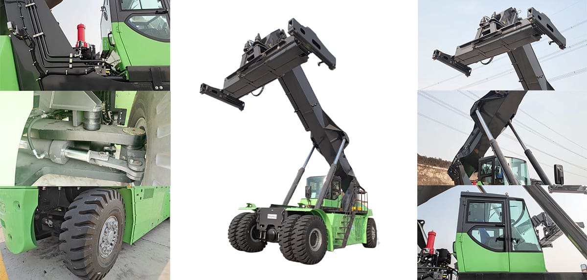 Container Reach Stacker Machine for Sale in Brazil