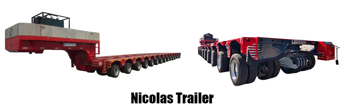 Goldhofer Trailer  Nicolas Trailer  Self Propelled Modular Transporter SPMT for Sale in Mexico