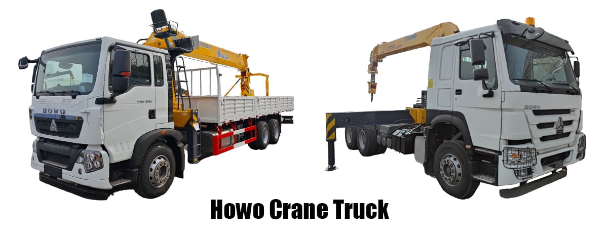 Howo Crane Truck  XCMG Truck Mounted Crane in Papua New Guinea