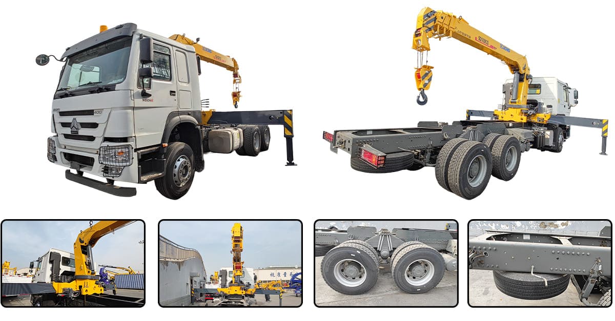 Howo Crane Truck  XCMG Truck Mounted Crane in Papua New Guinea
