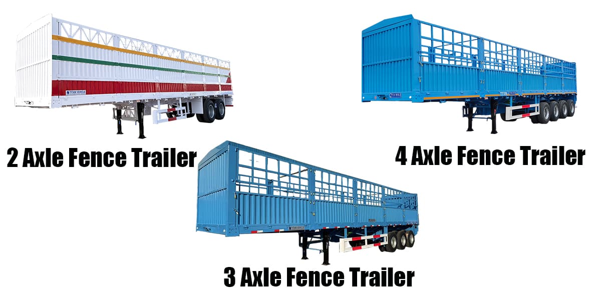 Livestock Trailer with Fence | Fence Trailer for Sale in Guam