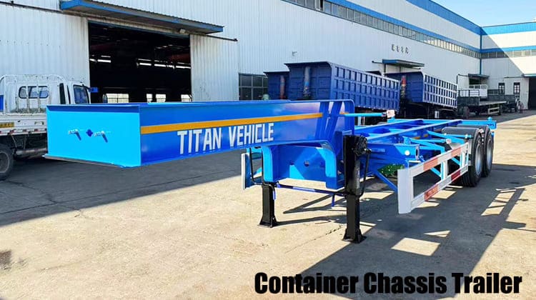2 Axle 20 Ft Gooseneck Container Trailer | Container Chassis for Sale in Guam, Guaga