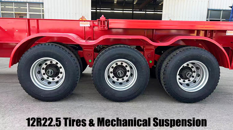 3 Axle 40 Feet Container Chassis Trailer for Sale in Guam, Guded   