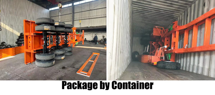 Tri Axle Chassis Trailer | Shipping Container Chassis for Sale in Guam, Guhgt 