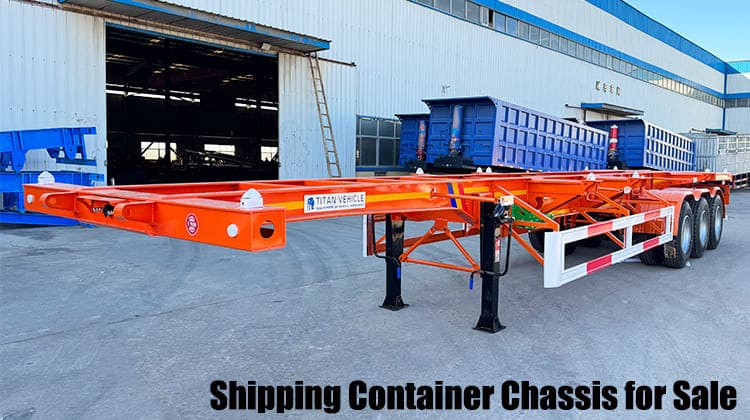 Tri Axle Chassis Trailer | Shipping Container Chassis for Sale in Guam, Guhgt 