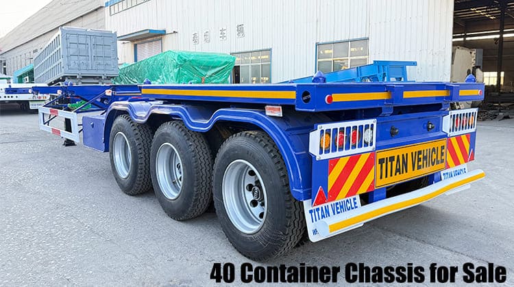 40 Container Chassis for Sale  Container Trailer for Sale in Guam