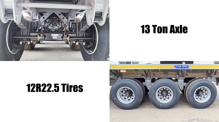 3 Axle 40 Feet Flatbed Trailer for Sale in Guam, Guded