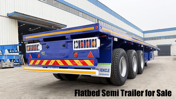 Three Axle Flatbed Semi Trailer for Sale in Guam, Guaga