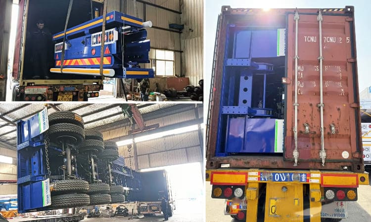 Three Axle Flatbed Semi Trailer for Sale in Guam, Guaga