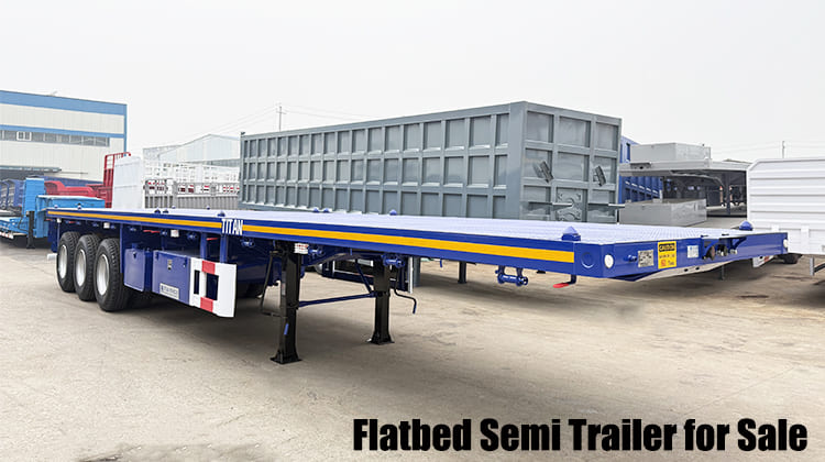 Three Axle Flatbed Semi Trailer for Sale in Guam, Guaga