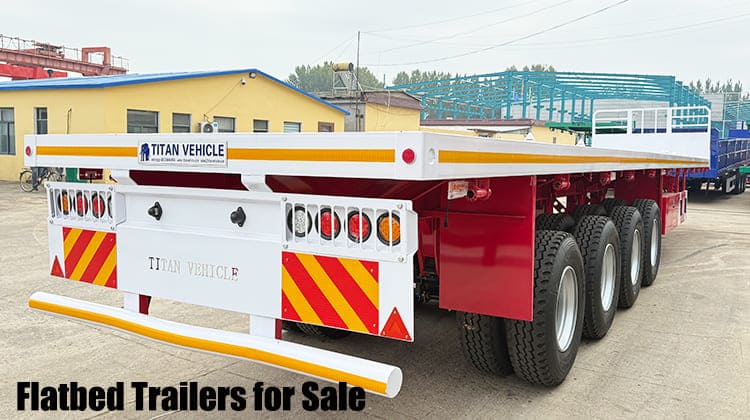 4 Axle Container Flatbed Trailers for Sale Near Me in Guam, Guhgt   