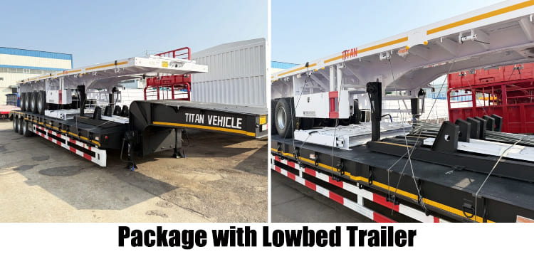 4 Axle Container Flatbed Trailers for Sale Near Me in Guam, Guhgt   