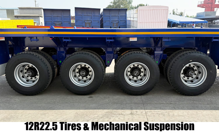 4 Axle Flatbed Truck Trailer for Sale in Guam, Gugum