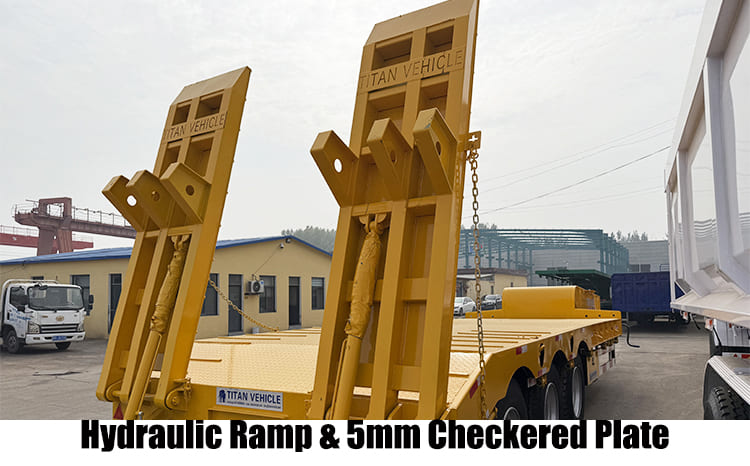  Tri Axle Truck Trailer Low Bed | Low Bed Trailer for Sale in Guam