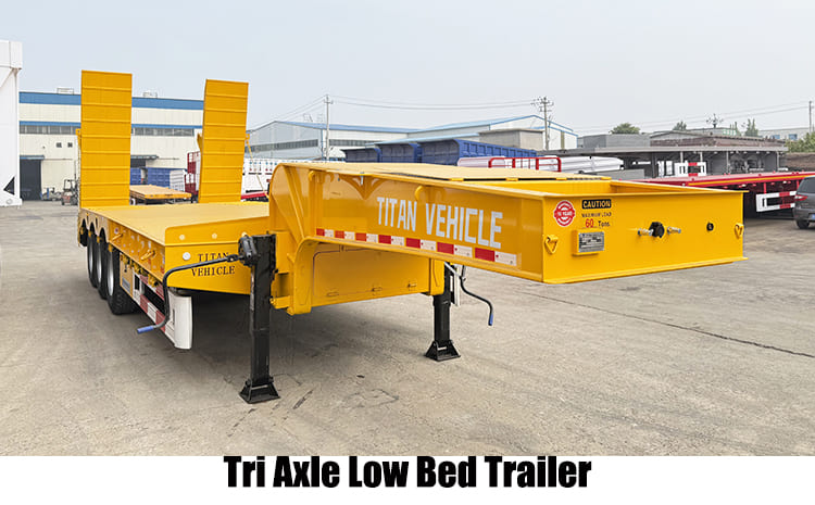  Tri Axle Truck Trailer Low Bed | Low Bed Trailer for Sale in Guam