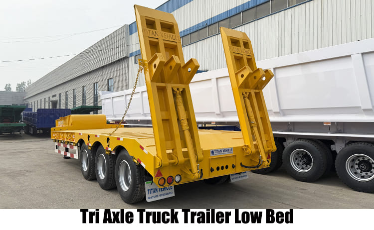  Tri Axle Truck Trailer Low Bed | Low Bed Trailer for Sale in Guam